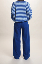 Pull Flipper rayé bleu/blanc