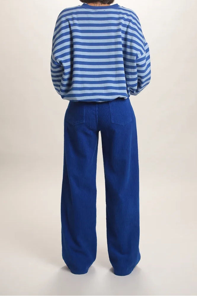 Pull Flipper rayé bleu/blanc