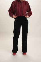 Chemise Victoire bordeaux/marine