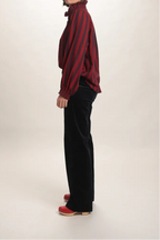 Chemise Victoire bordeaux/marine