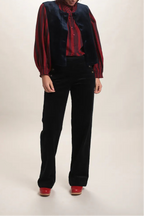 Chemise Victoire bordeaux/marine