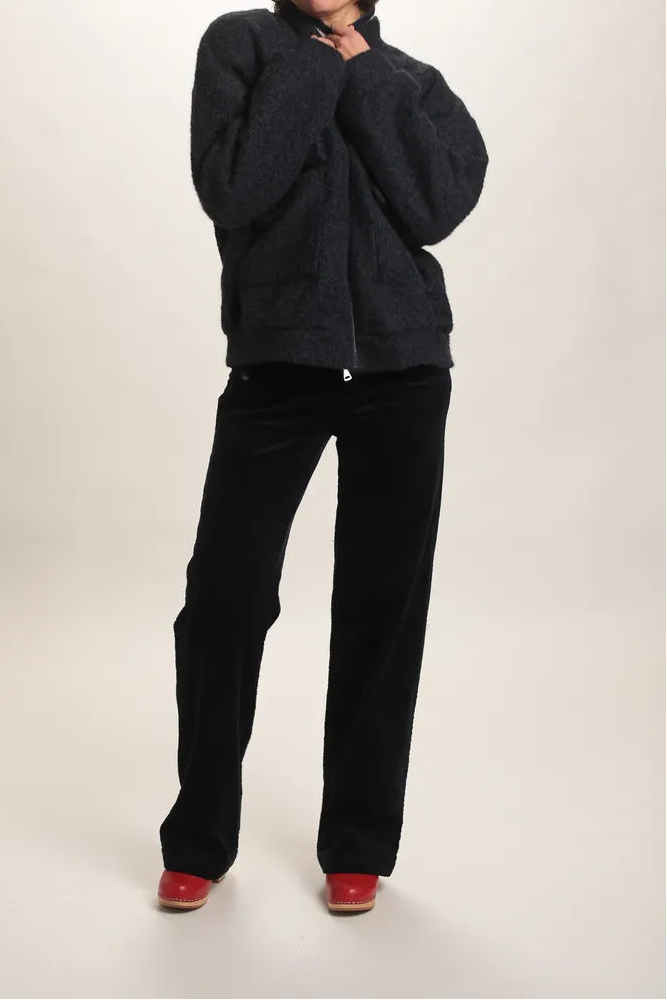 Veste Oxford bleu marine