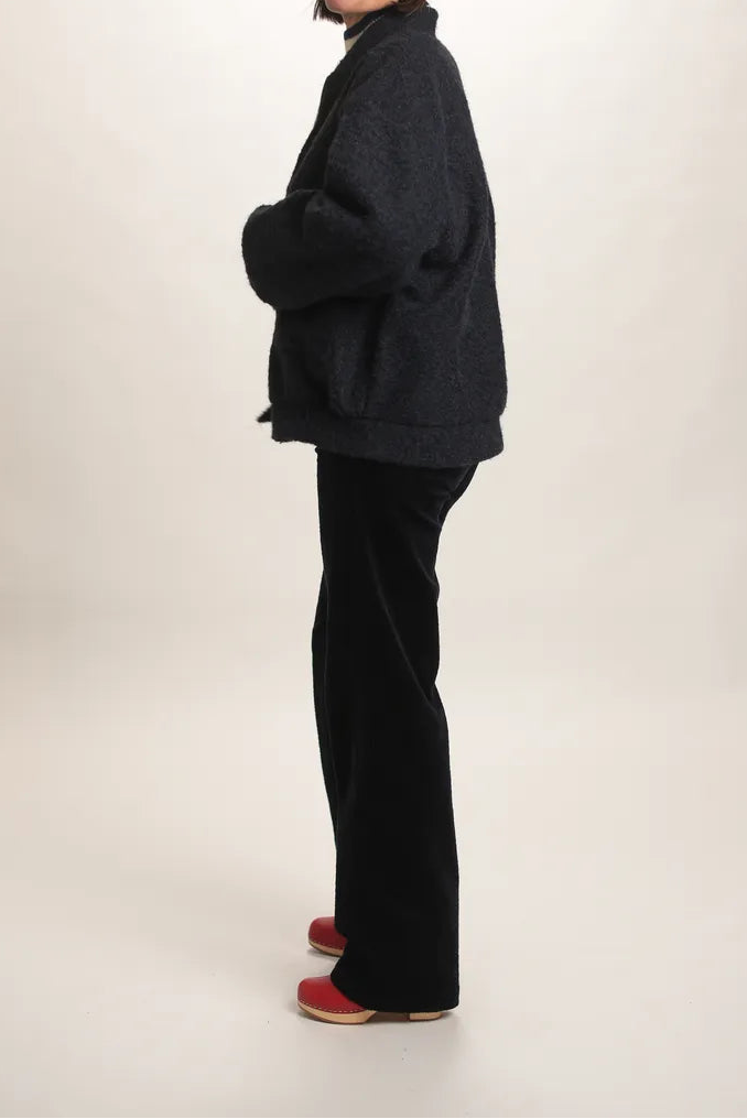 Veste Oxford bleu marine