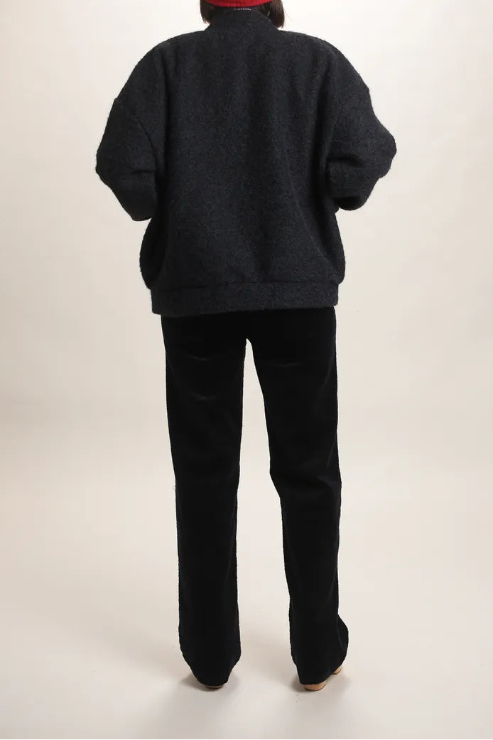 Veste Oxford bleu marine