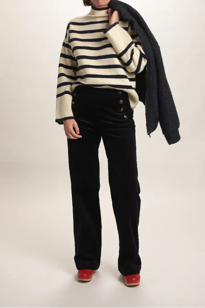 Veste Oxford bleu marine