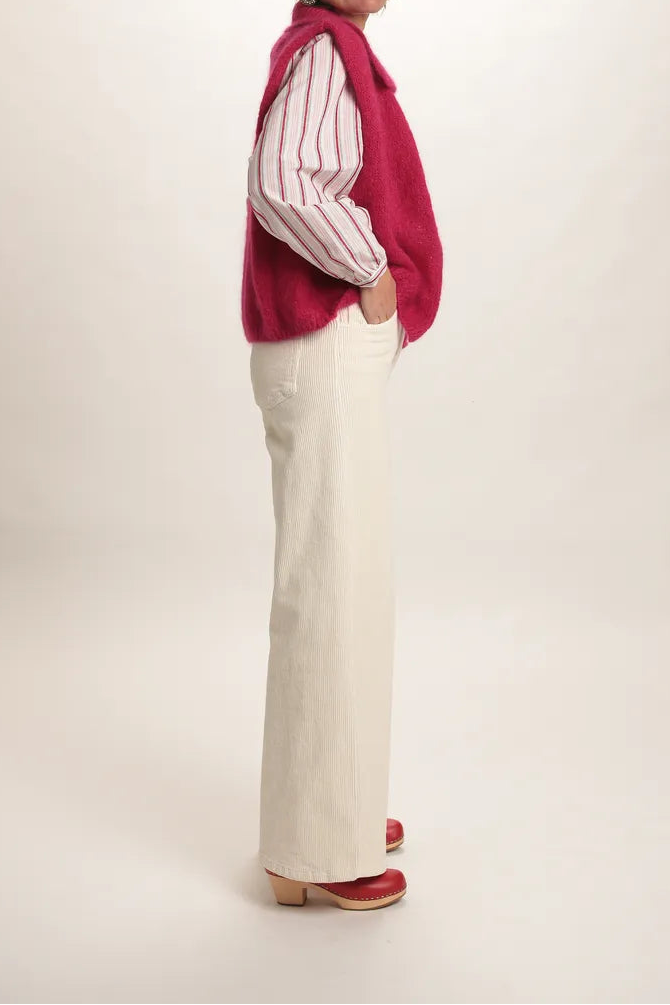 Gilet Martine Cerise