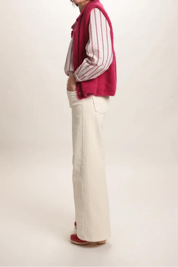 Gilet Martine Cerise
