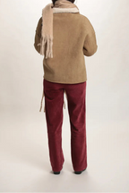 Pantalon Corvette velours côtelé Bordeaux