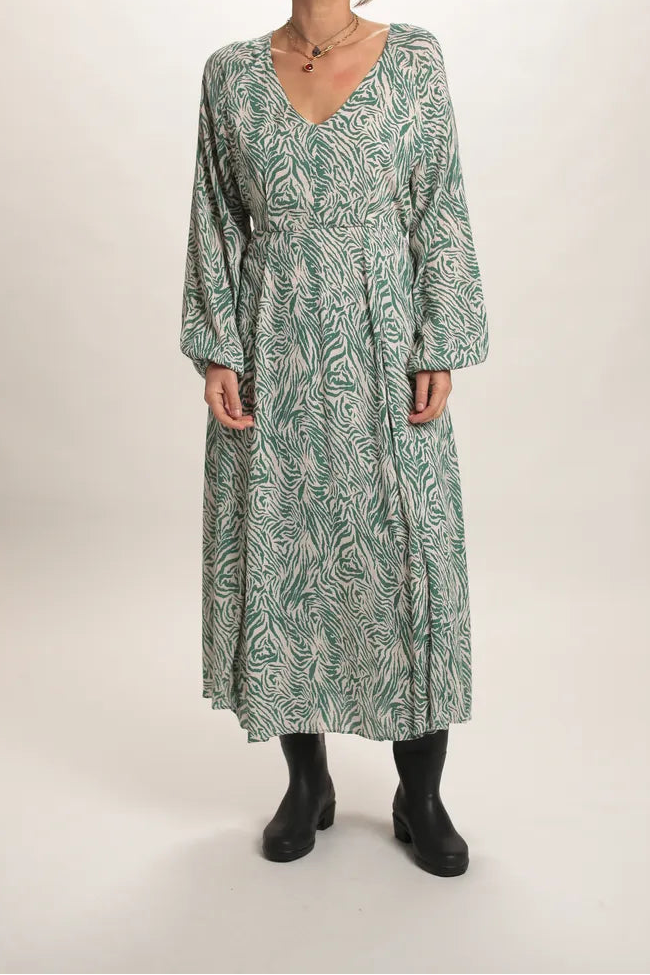 Robe longue Savane Vert