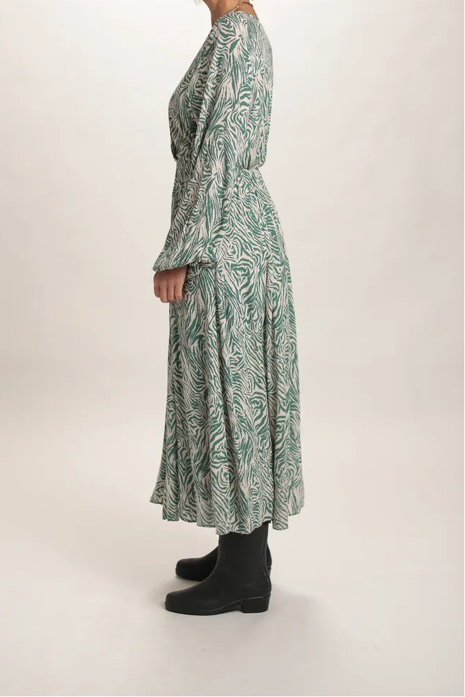 Robe longue Savane Vert