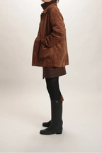 Veste Gina velours côtelé marron