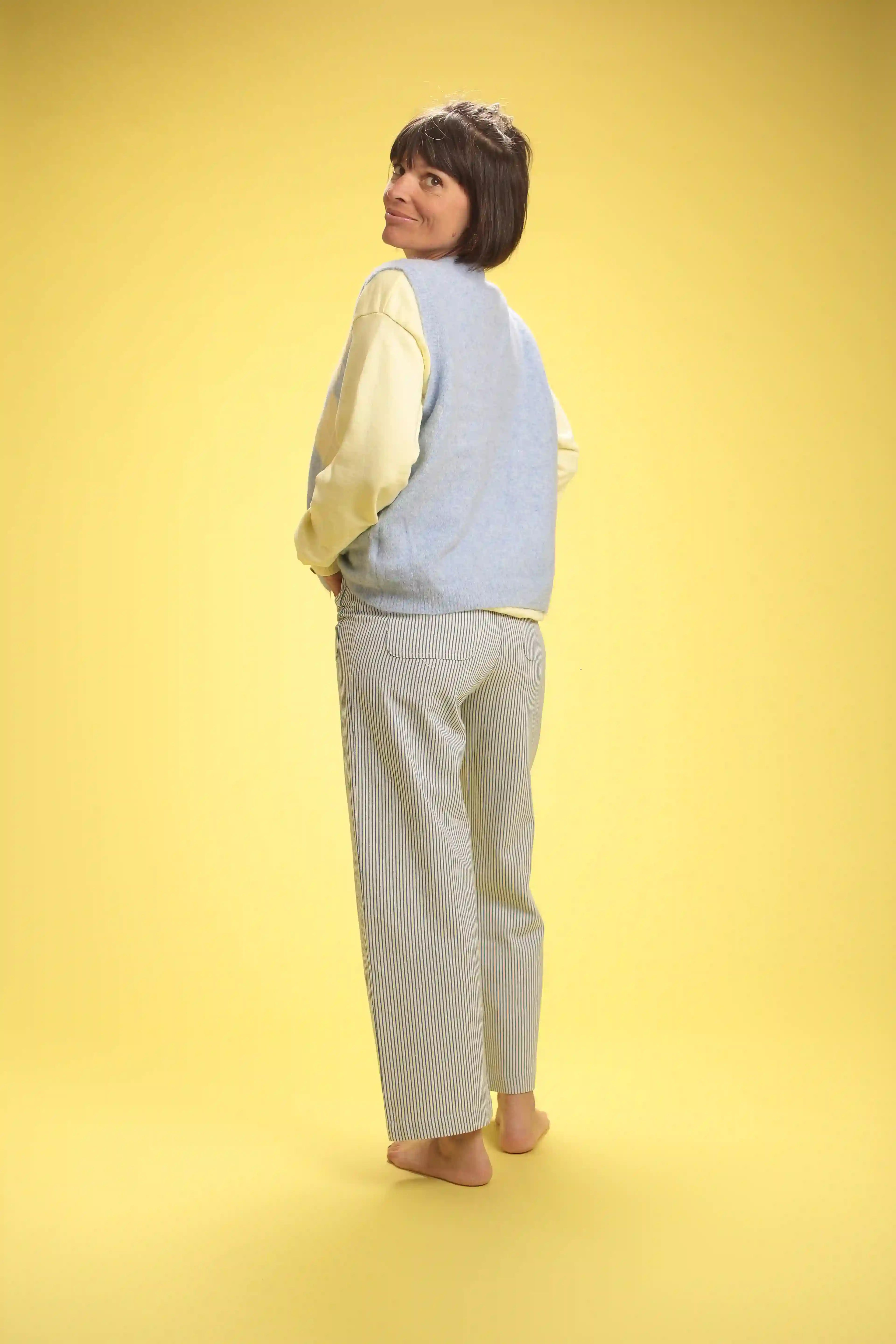 Gilet Geri bleu/jaune
