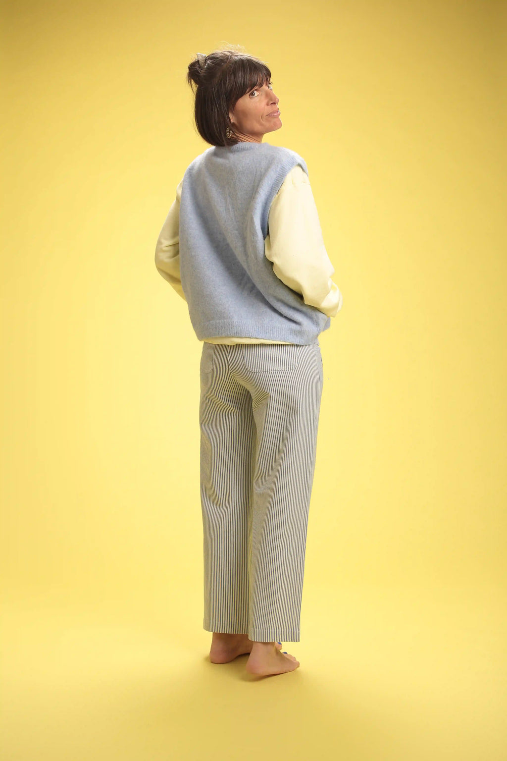 Gilet Geri bleu/jaune