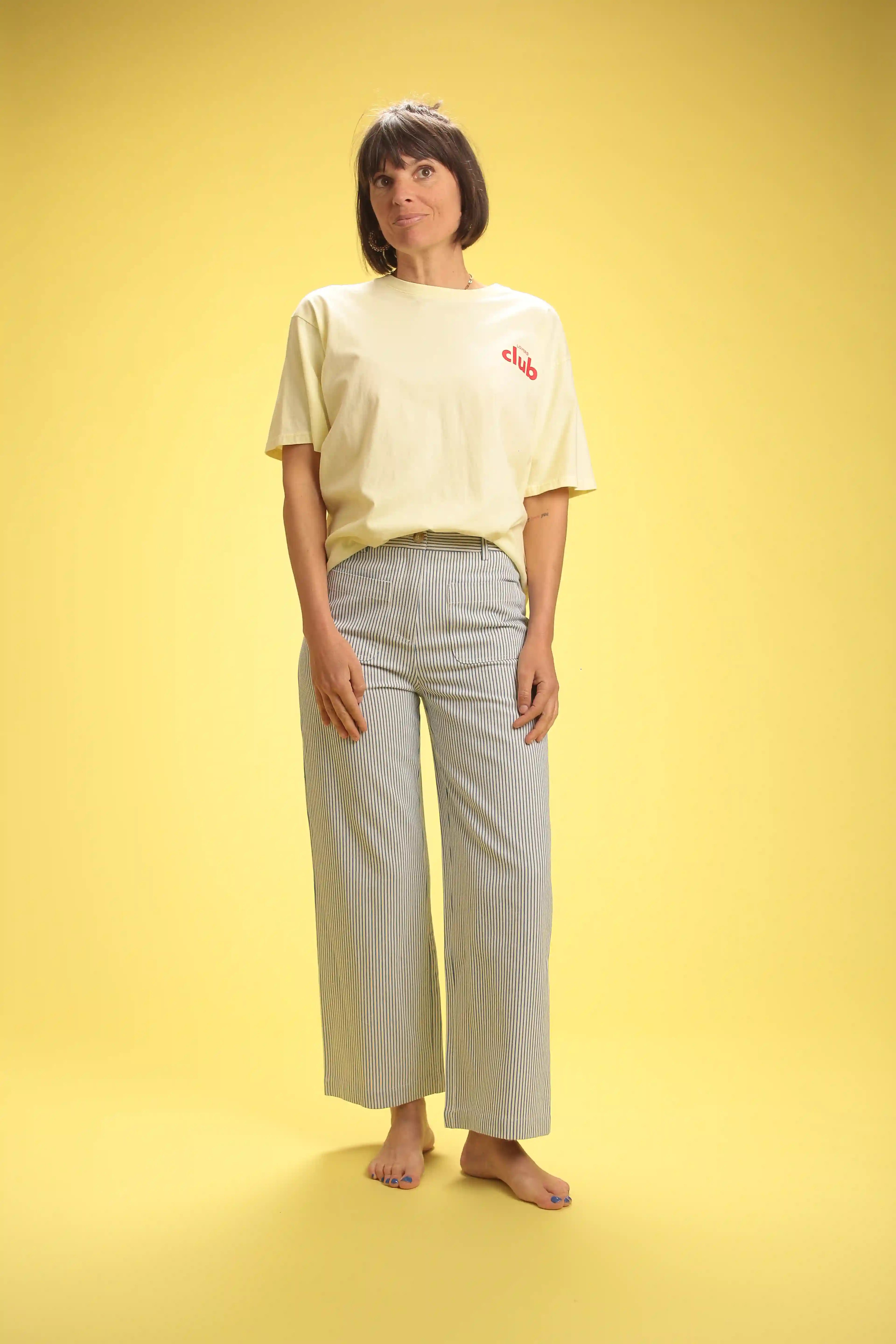 T-shirt Coffee jaune