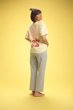T-shirt Coffee jaune