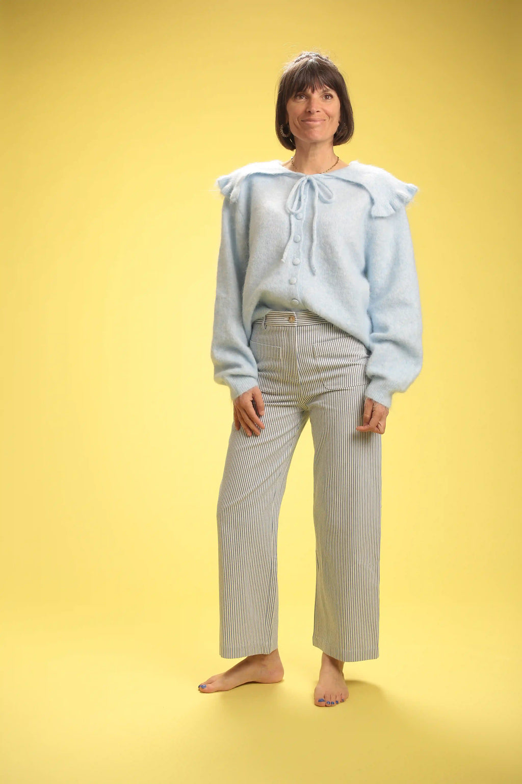 Gilet Jeannette Bleu