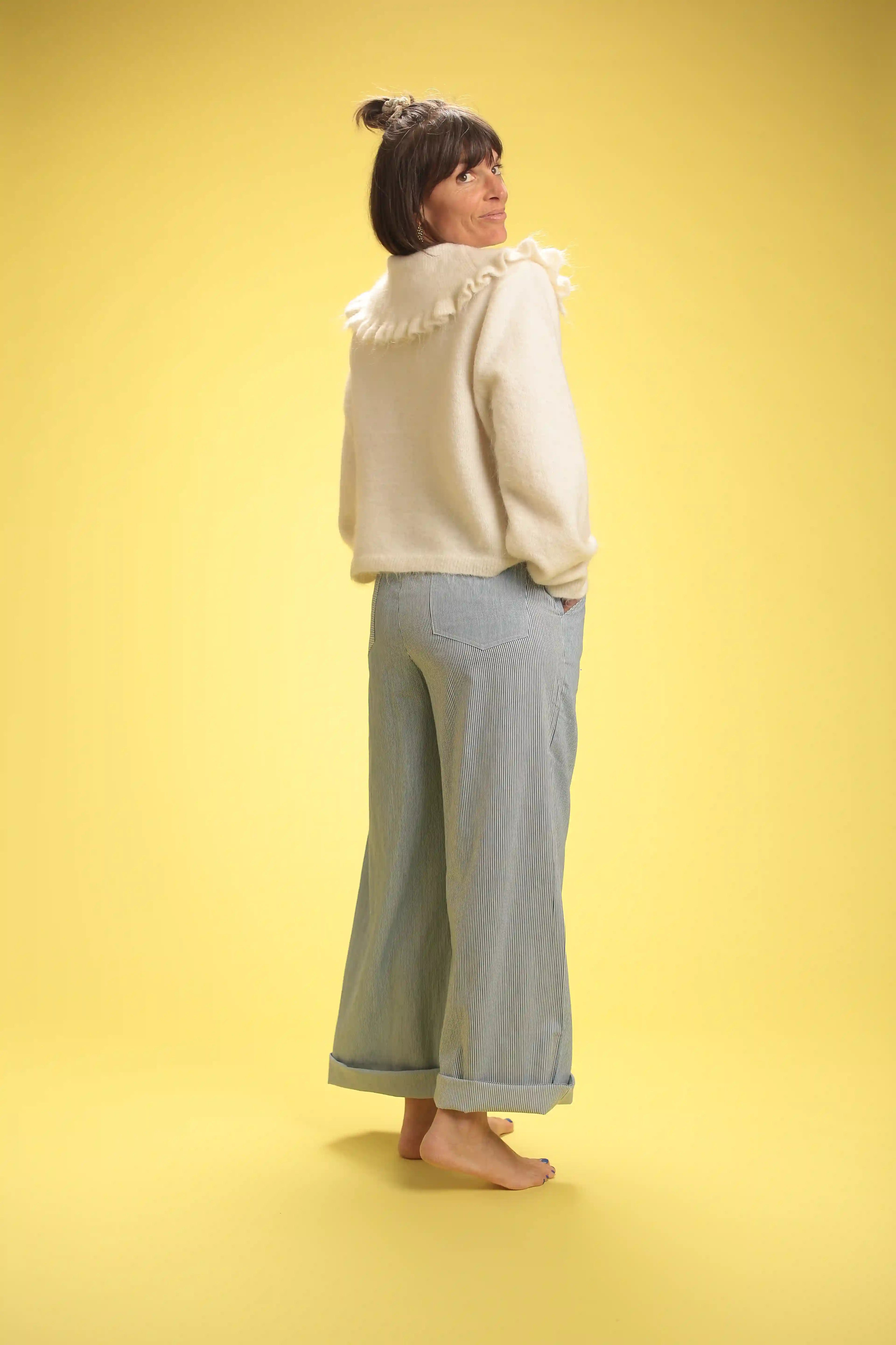 Gilet Jeannette Ecru