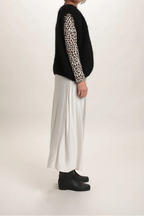 Gilet Aristide à bouton mohair noir