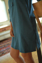 Robe "Pia" Jeans col victorien