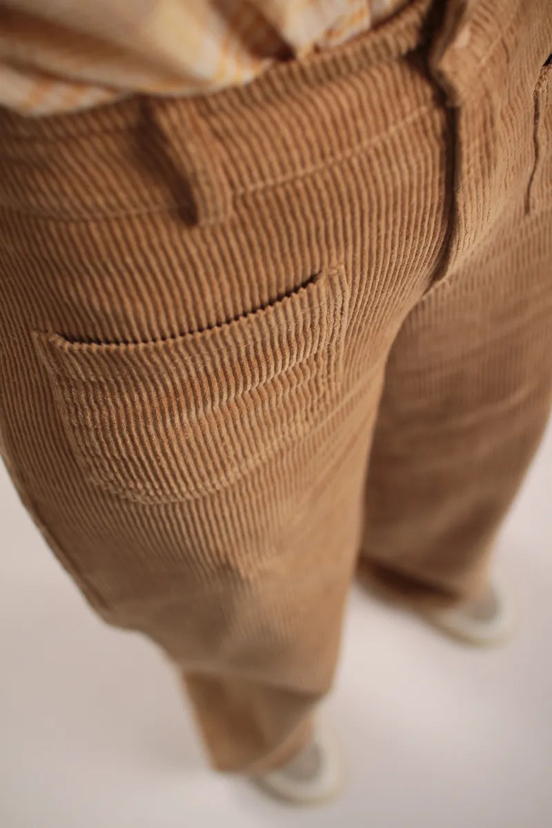 Pantalon Victor Velours côtelé Beige