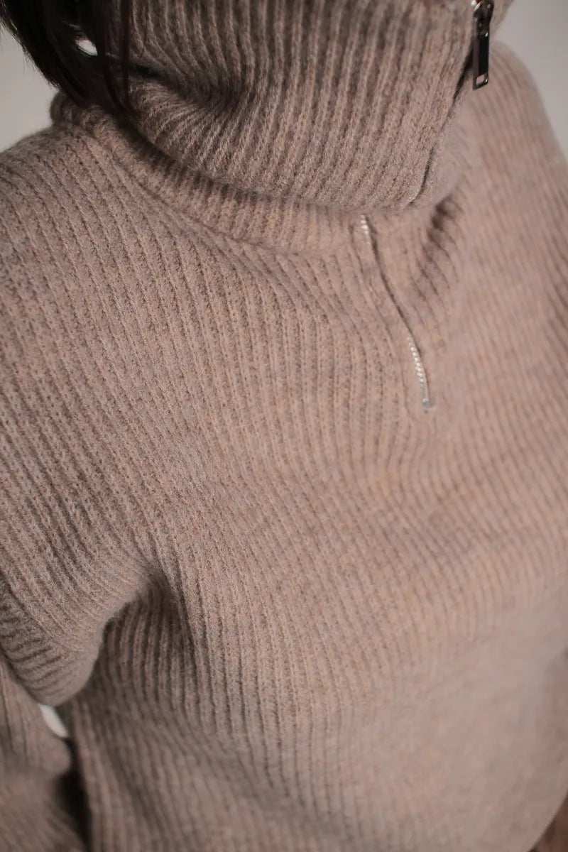 Pull Mareva taupe