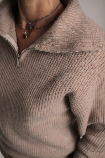 Pull Mareva taupe
