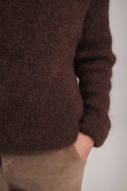 Pull col roulé Aspen Mohair chocolat