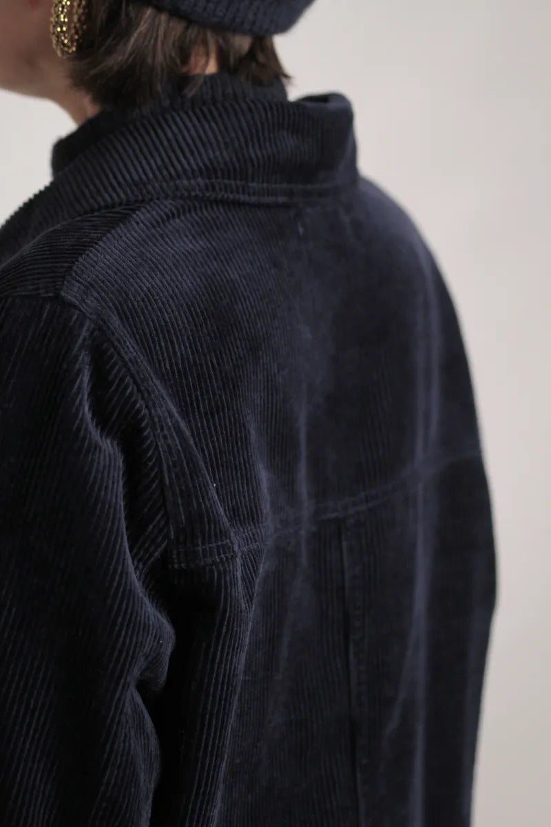 veste Gina velours côtelé marine