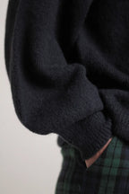 Pull Manuela Mohair/Laine Bleu Marine