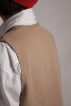 Gilet boléro Joseph brodé Taupe