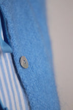 Gilet Chantal mohair bleu jeans