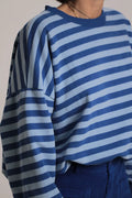 Pull Flipper rayé bleu/blanc