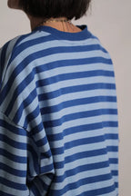 Pull Flipper rayé bleu/blanc