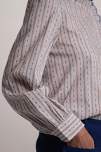 chemise Nelly Rayée Rose&bleu