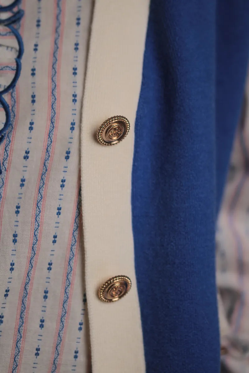 Gilet Diane Bleu Royal