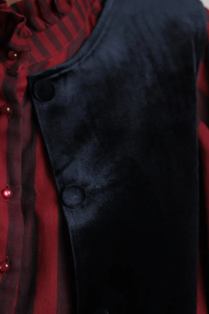 Gilet Gypsy bleu marine