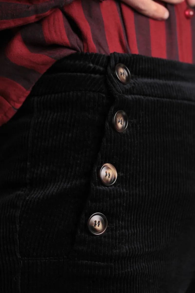 Pantalon Corvette velours côtelé Bleu Marine