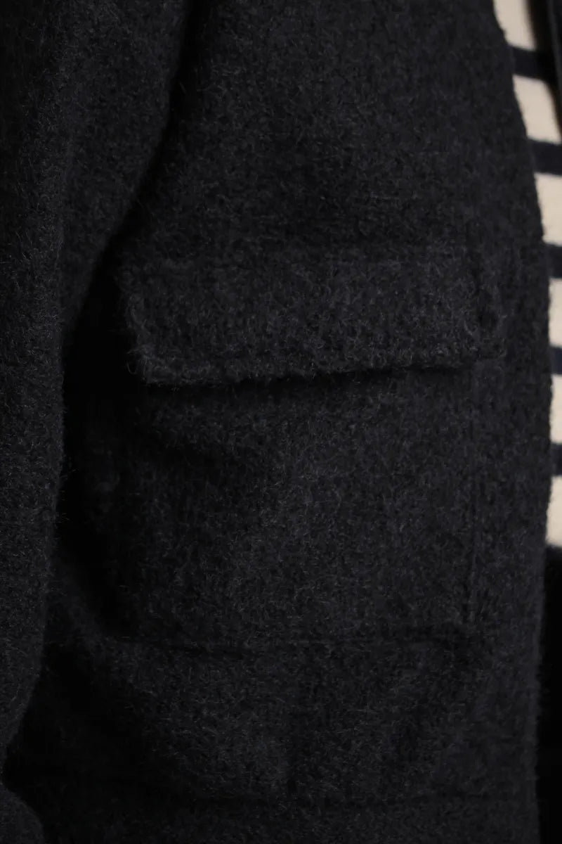 Veste Oxford bleu marine