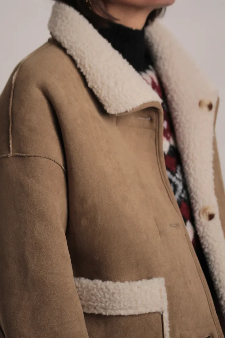 Manteau Toronto suedine