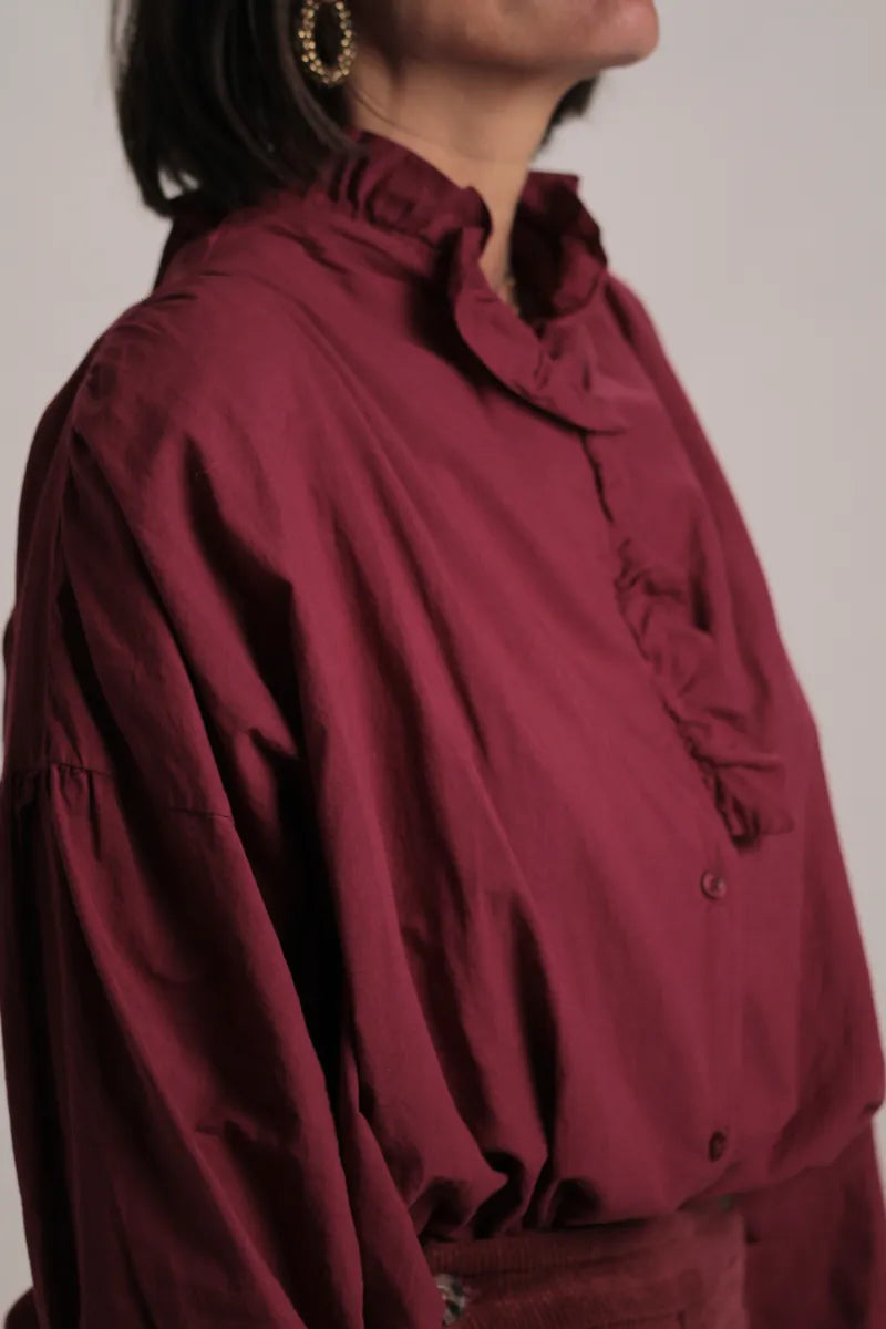 Chemise Penelope Bordeaux