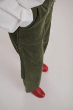 Pantalon Perline velours côtelé Vert