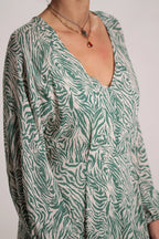 Robe longue Savane Vert