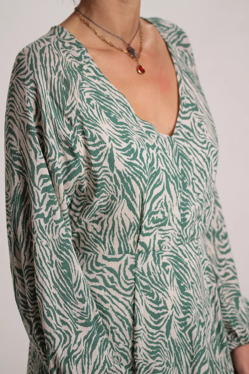 Robe longue Savane Vert