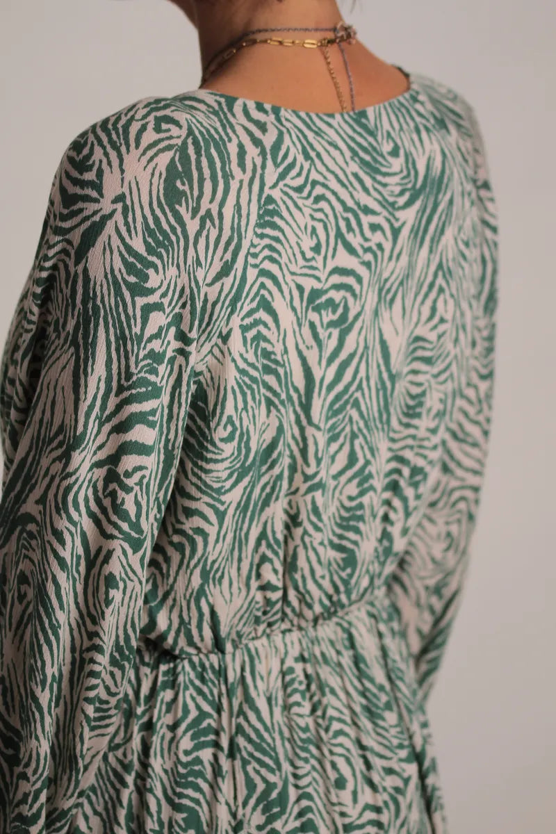 Robe longue Savane Vert