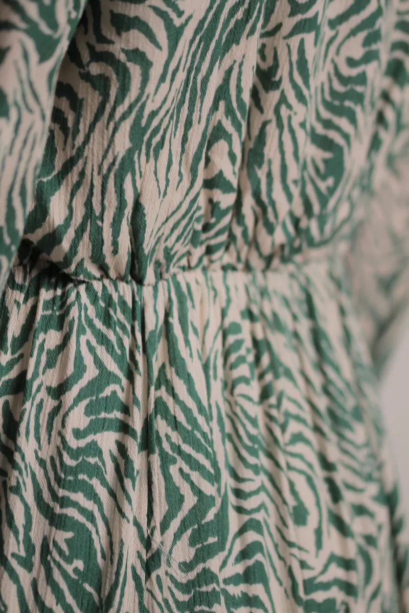 Robe longue Savane Vert