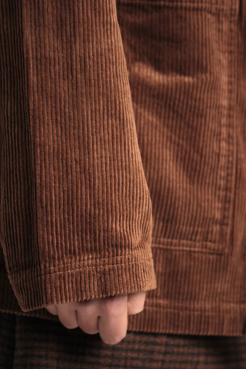 Veste Gina velours côtelé marron