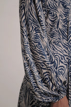 Robe longue Savane Bleu
