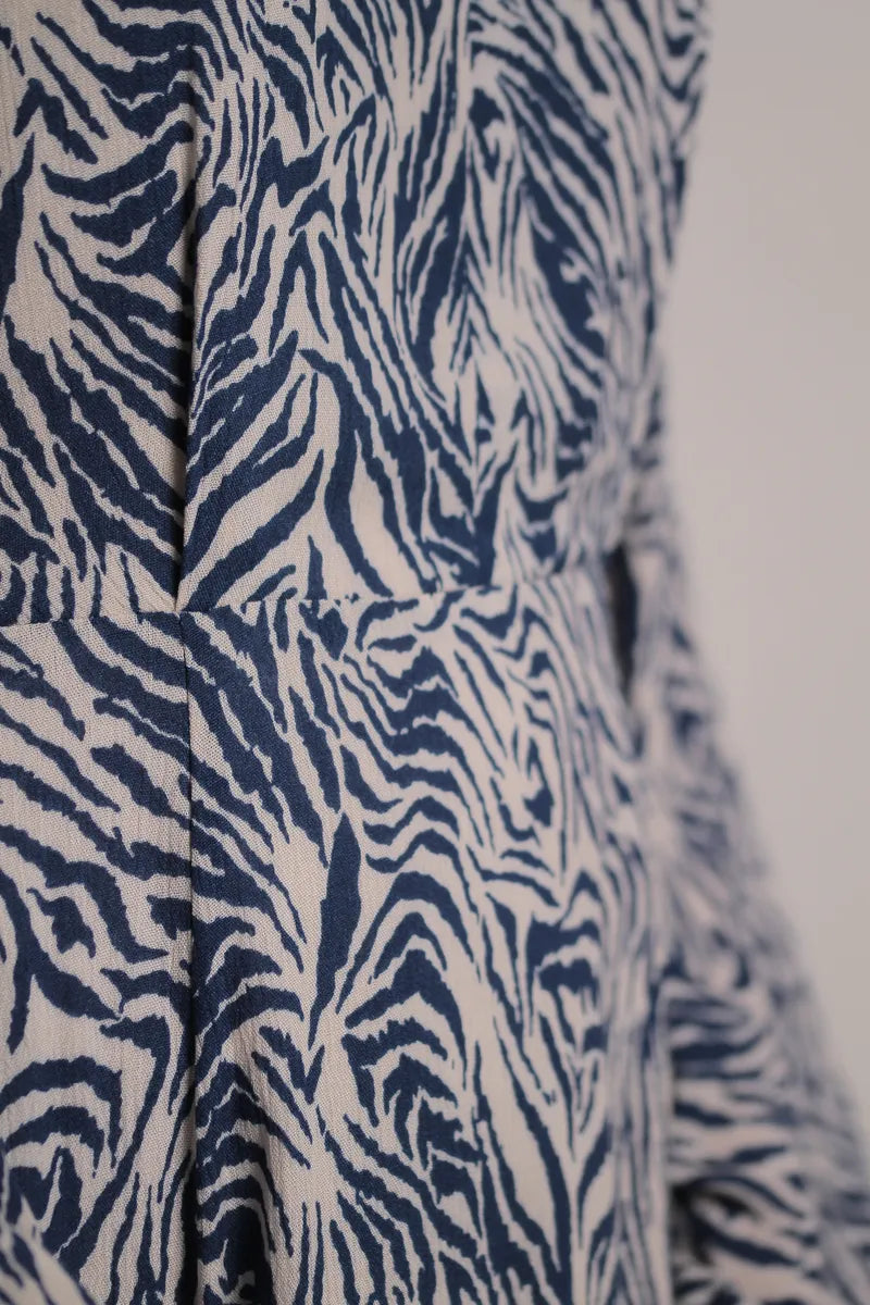 Robe longue Savane Bleu