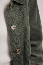 Veste Gina velours côtelé vert kaki