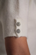 Pull Alpaga Liseron Blanc cassé